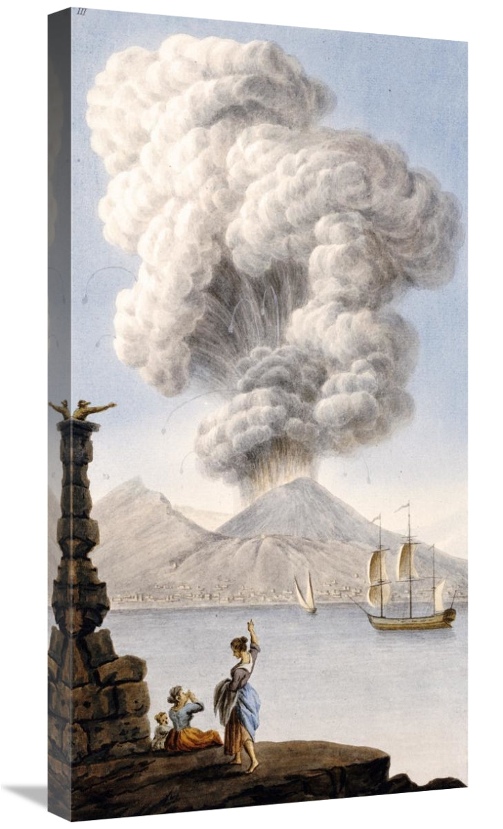 Global Gallery GCS-268043-30-142 30 in. Eruption of Vesuvius Art Print