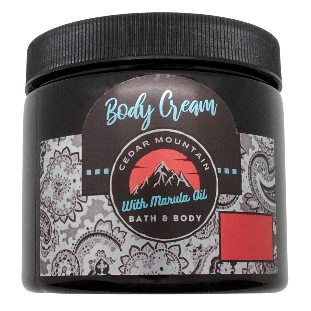 Cedar Mountain Linden & Jasmine Scented Luxury Marula Oil Body Cream,