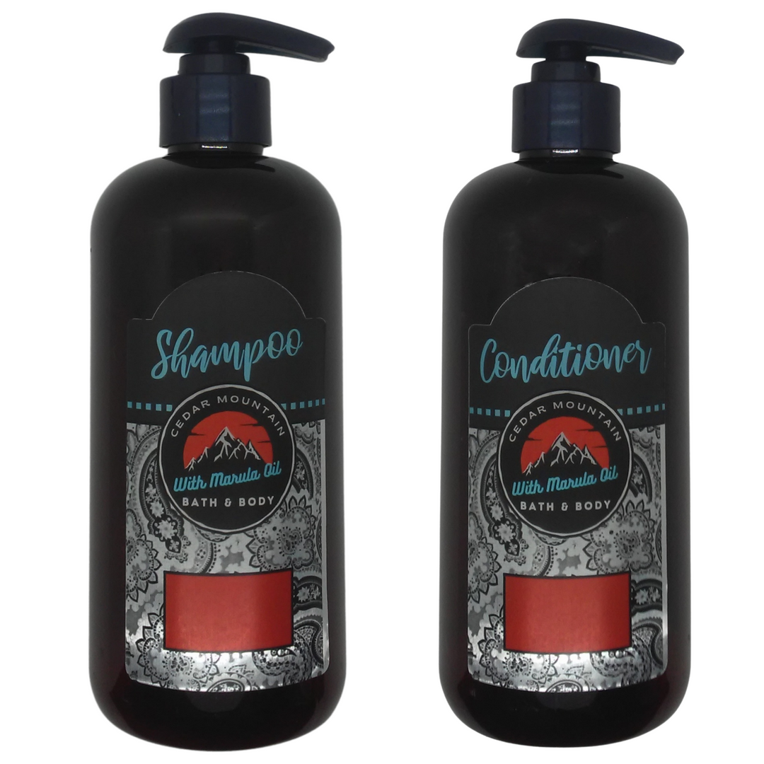 Cedar Mountain Gardenia & Lily Scented Marula Oil Shampoo and