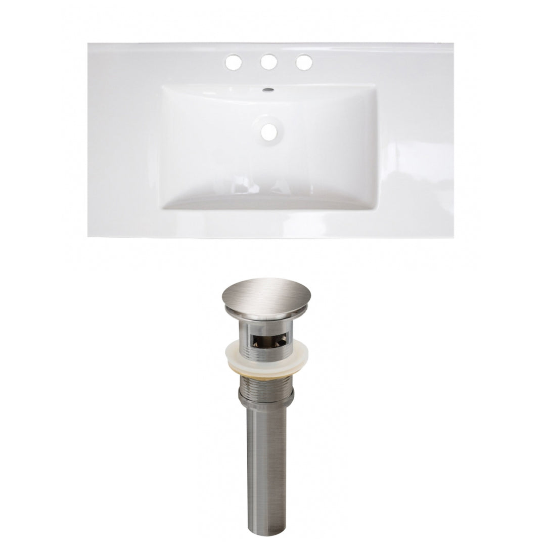 American Imaginations AI-23508 32 in. Rectangle Flair Series 3H8 in. C