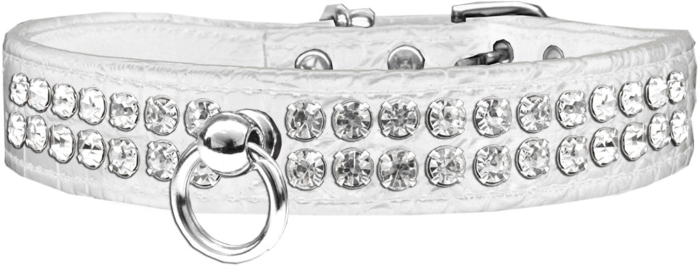 Mirage Pet Products 82-21-WTC24 Style No.72 Rhinestone Designer Croc D