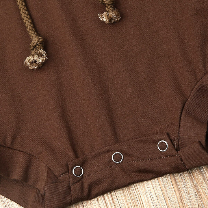 0 18M Baby Ear Hooded Bodysuit Newborn Baby Girl