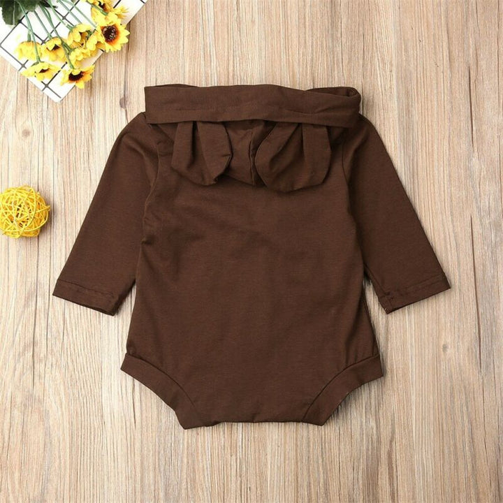 0 18M Baby Ear Hooded Bodysuit Newborn Baby Girl