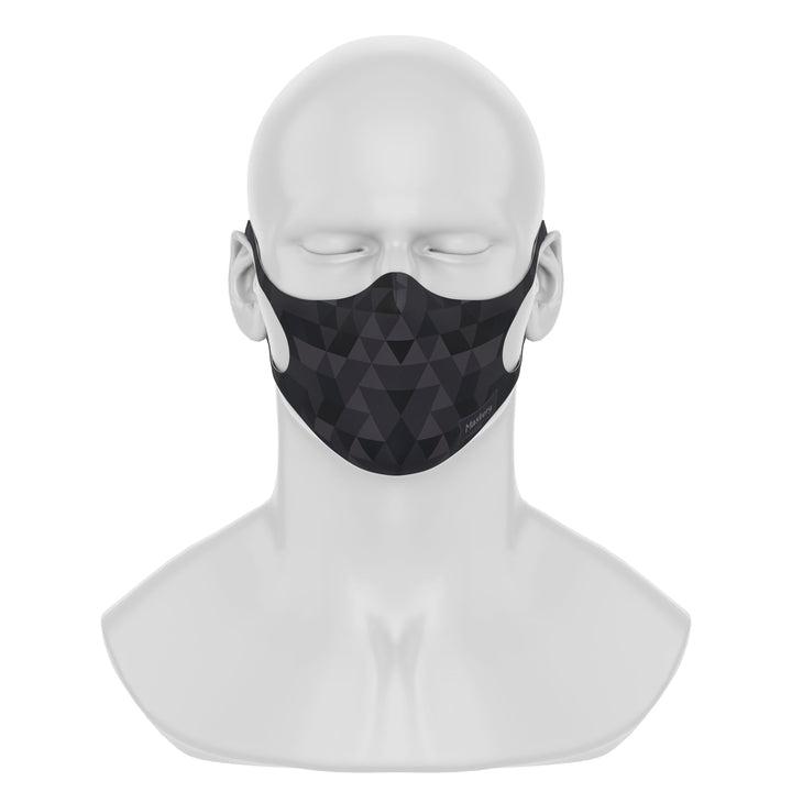 Maskery Design Face Mask Triangle of Black Shades