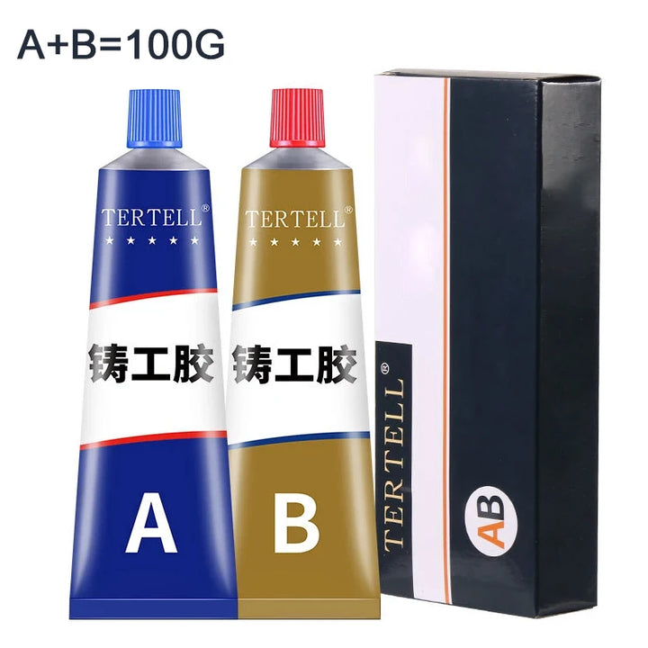 Strong Industrial Glue High Strength Magic AB Casting Glue Liquid Metal Repair Paste Cold Weld Metal Repair Bonding Sealant