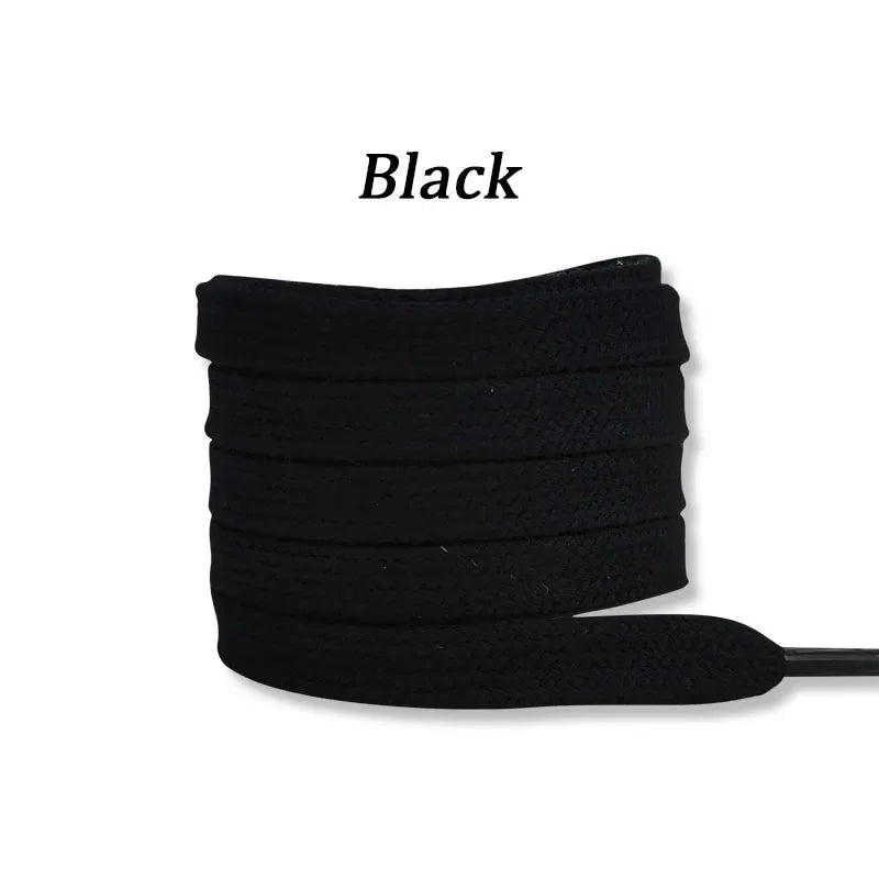New Flat Cotton Shoelaces for Sneakers AF1 AJ1 Shoelace High-top Canvas Casual Shoe Laces No Elasticity Shoestrings Men Women