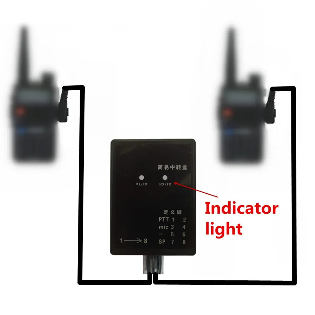Repeater Box For BAOFENG TYT WOUXUN KIRISUN HYT Walkie Talkie Bidirection Radio U-V V-U Cross Band Parts             Accessories