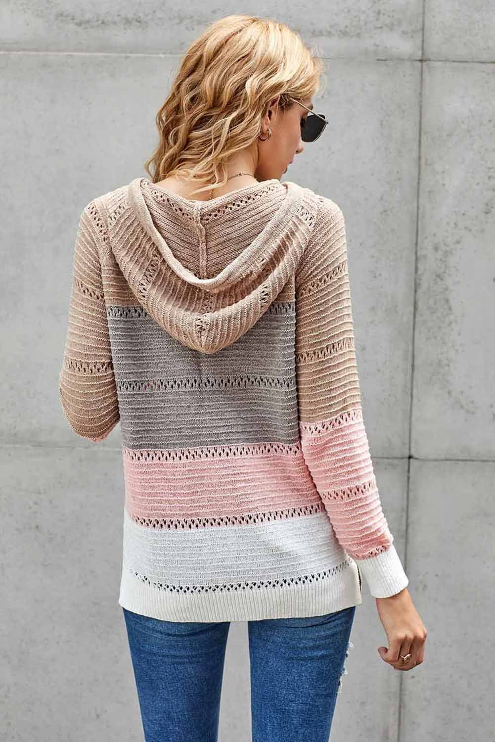 Beach Bonfire Knitted Hoodie