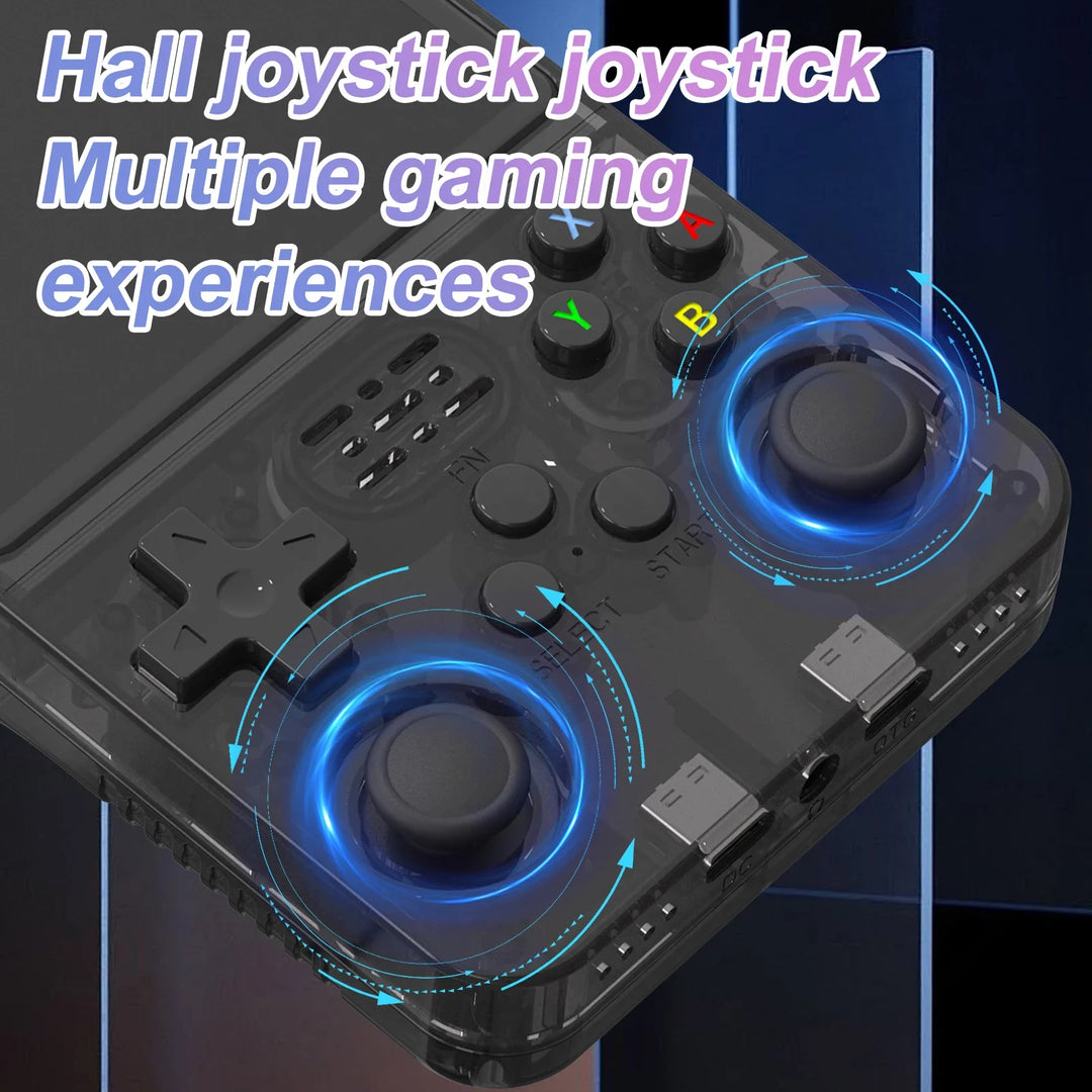 R36S Retro Handheld Video Game Console Linux System 3.5 Inch IPS Screen Portable Player 64GB GamesMultiple colors are available