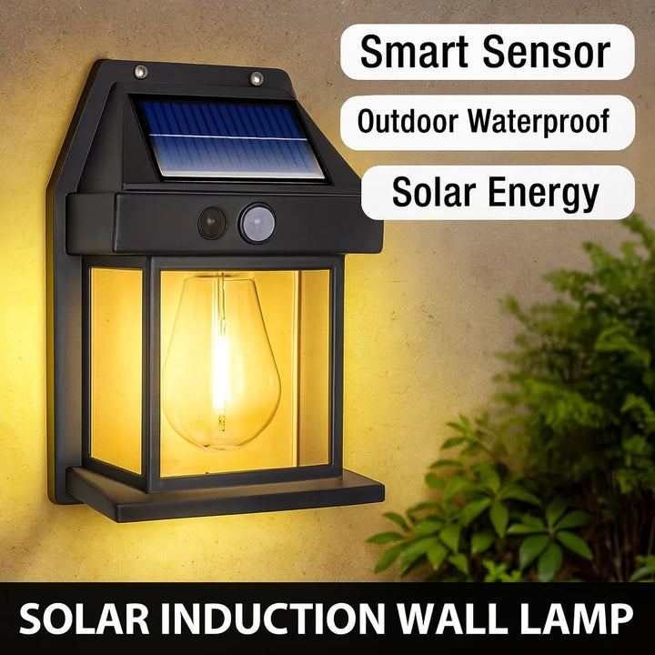 Powerful Outdoor Solar LED Street Light Waterproof Solar Lamp Garden Yard Pathway Wall Decoration External Lighting Fixture