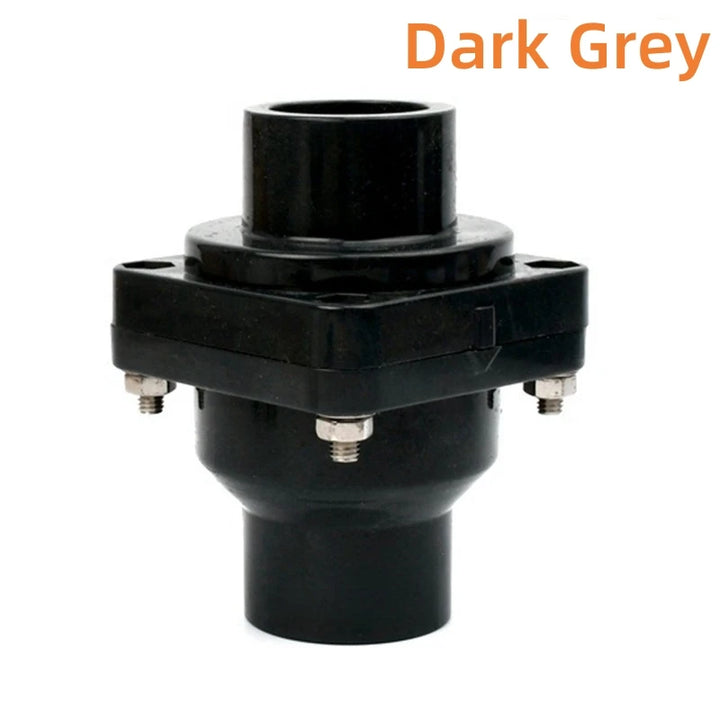 1PC 25~63mm PVC Flap Check Valve Fish Tank Accessories Garden Irrigation One-Way Valve Aquarium Industrial Pipe Non-Return Valve
