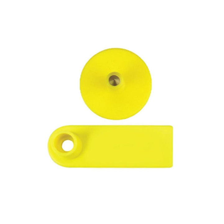 100x Cattle Ear Tags 5x2cm Set - Mini Yellow Blank Pig Goat Livestock