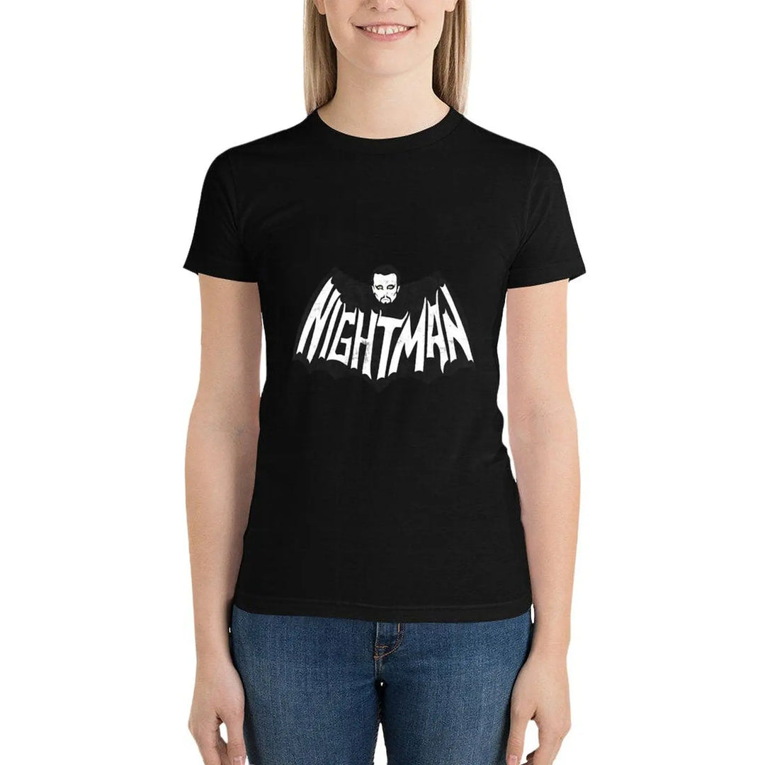 DayMan V NightMan T-Shirt Blouse Aesthetic clothing cropped t shirts for Women