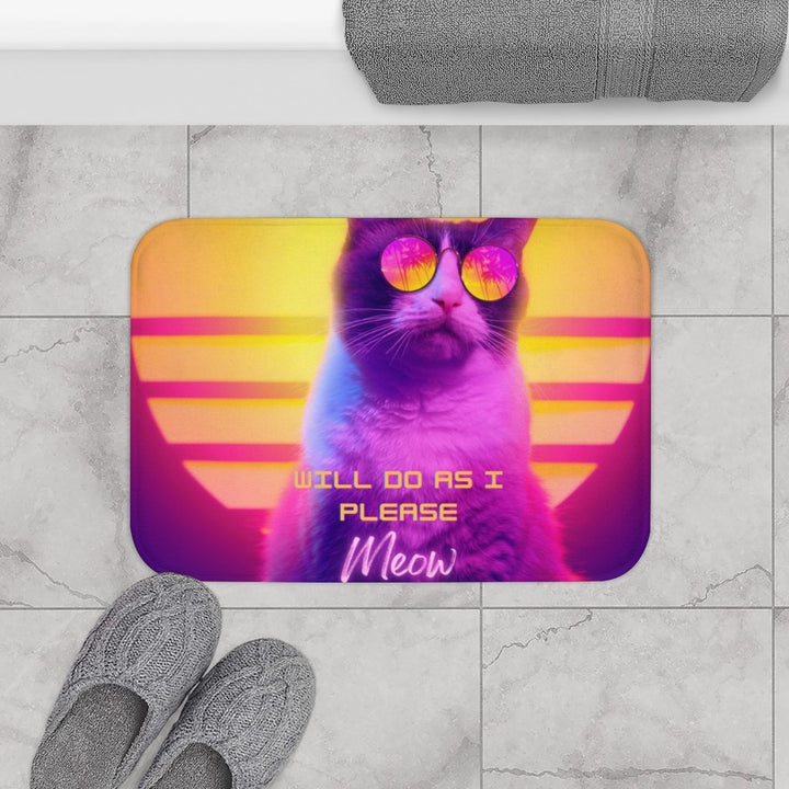 Retra Cat Bath Mat Home Accents