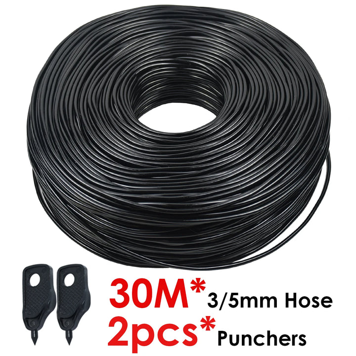 KESLA Garden 2L/H Drip Irrigation Watering Saving System Kit Drop by Drop Drippers 3/5mm Hose for Plant Potted Bonsai Vegetables