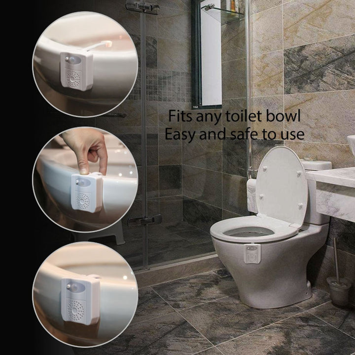 CLEAN BOWL UV Sanitizing Light For Germ Free Toilets With LED Motion