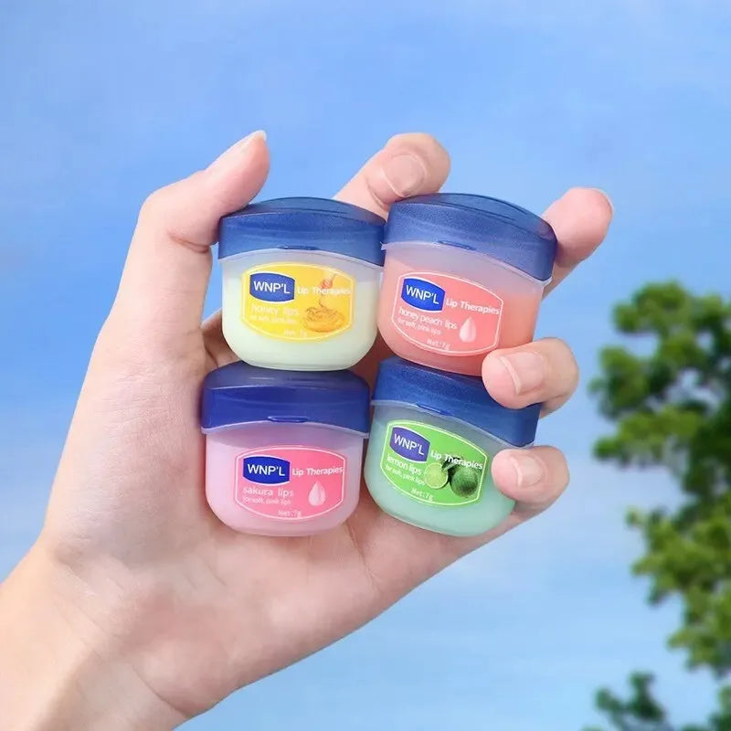 4pcs/box Natural Plant Lip Balm Moisturizing Plump Lips Lipsticks Makeup Base Anti-Cracking Lips Oil Lip Plumper Skin Care
