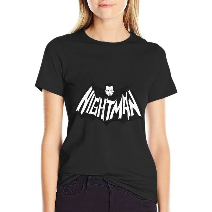 DayMan V NightMan T-Shirt Blouse Aesthetic clothing cropped t shirts for Women