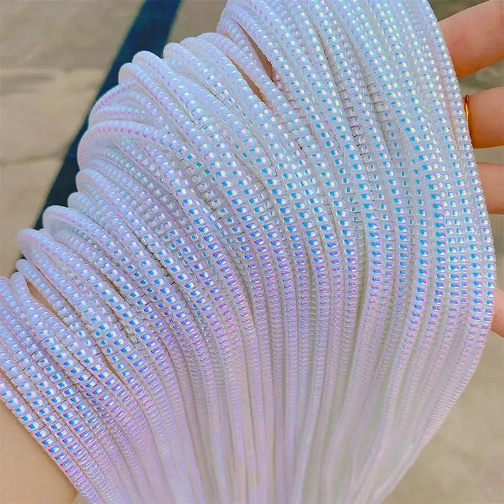 New 1.5M Plating Color TPU Spiral USB Charging Cable Protector for IPhone Samsung Xiaomi Line Protection Cable Organizer
