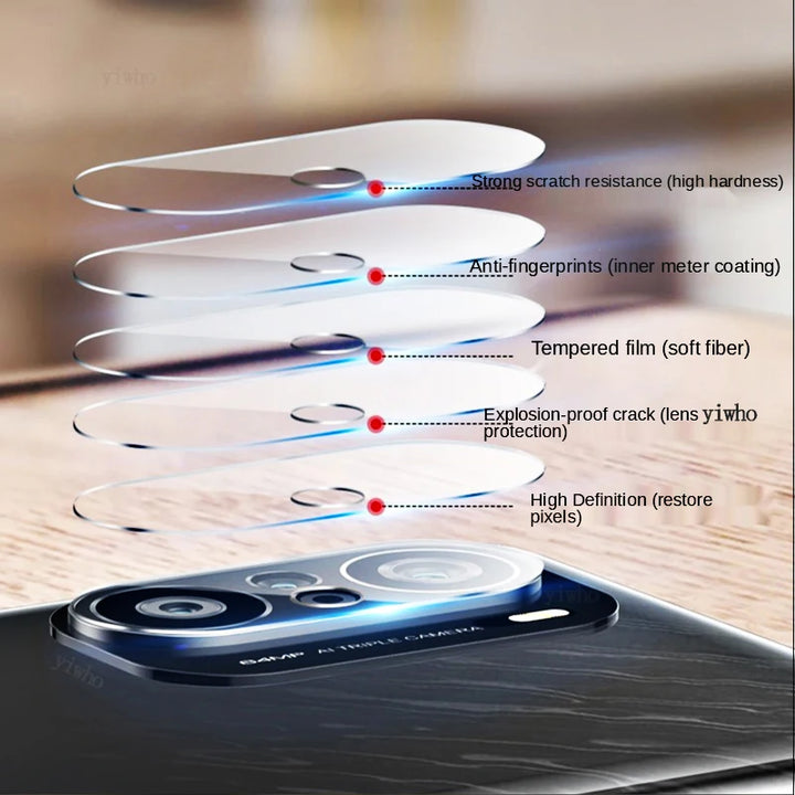 2PCS HD Back Camera Glass Protectors for IPhone 13 11 12 Pro Max 13Mini Lens Protective Glass Film on IPhone 14 13 PRO MAX XS XR