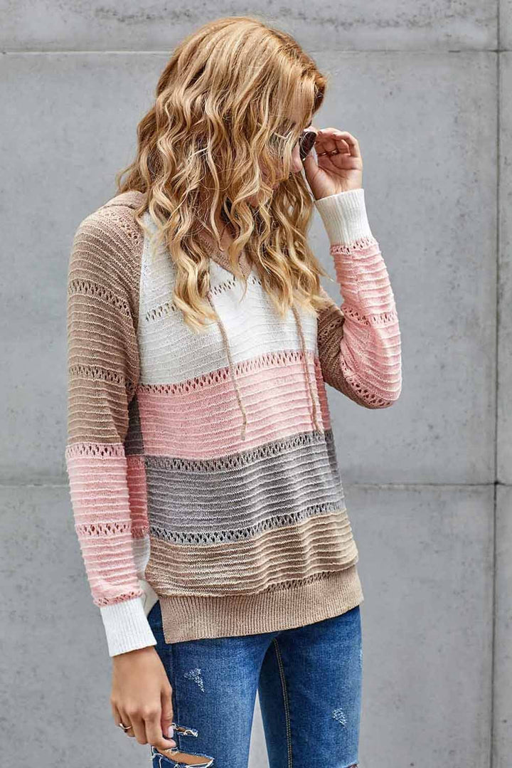 Beach Bonfire Knitted Hoodie