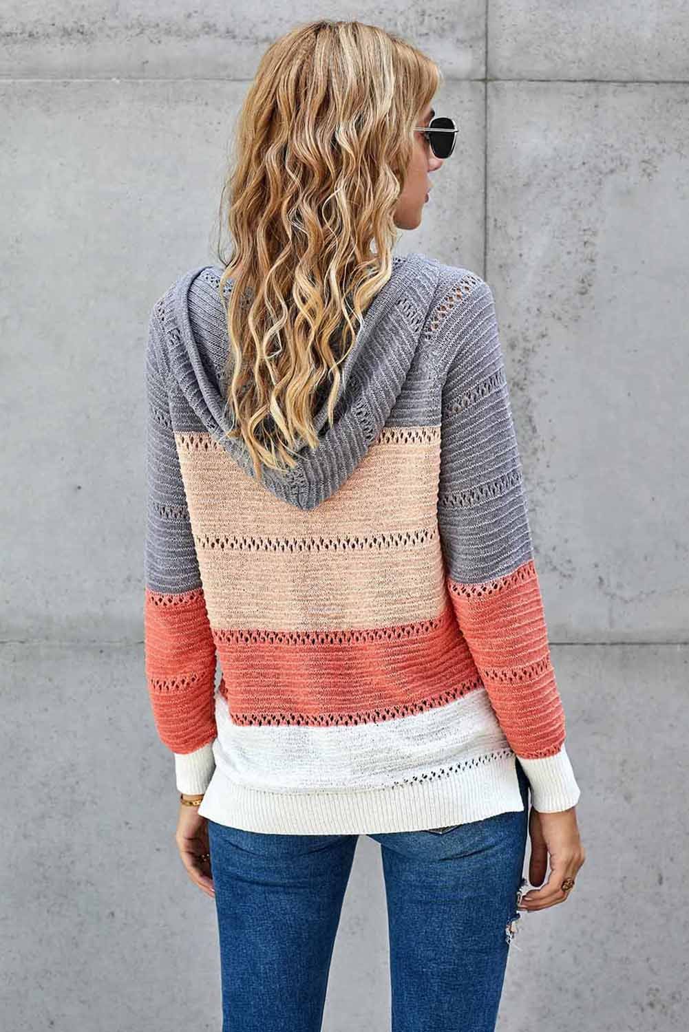 Beach Bonfire Knitted Hoodie
