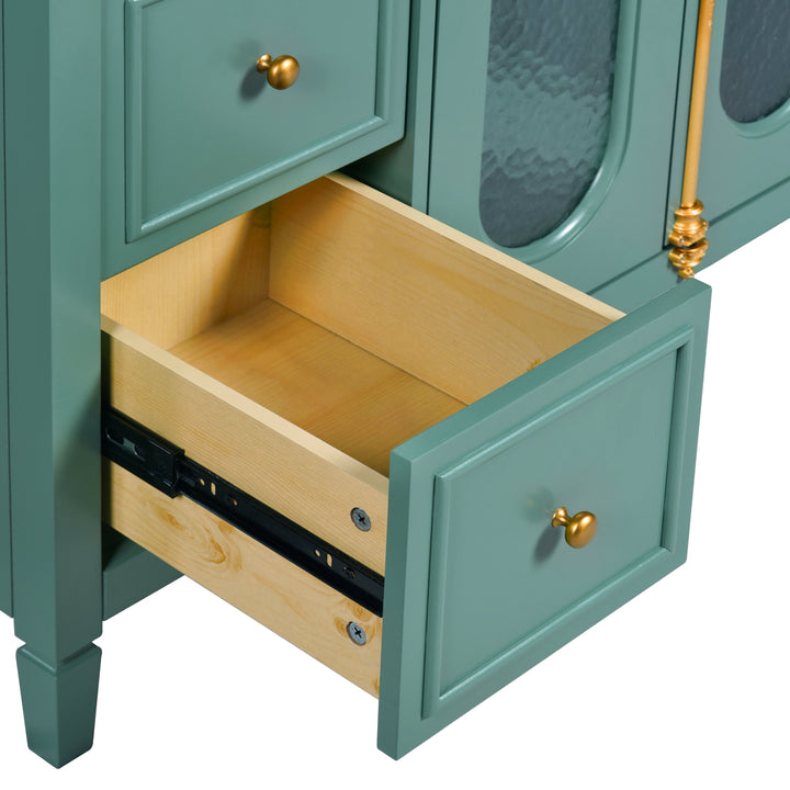 36-inch Bathroom Vanity with 2 Soft Close Doors, Solid Wood Frame