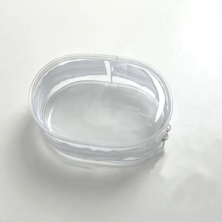 Multi Functional Storage Bag Transparent Data Cable Charger Storage Box Portable Zipper Dustproof Storage Box Small Doll Storage