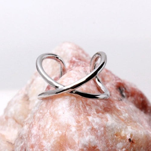 316L Stainless Steel X Ring Fake Cartilage Ear