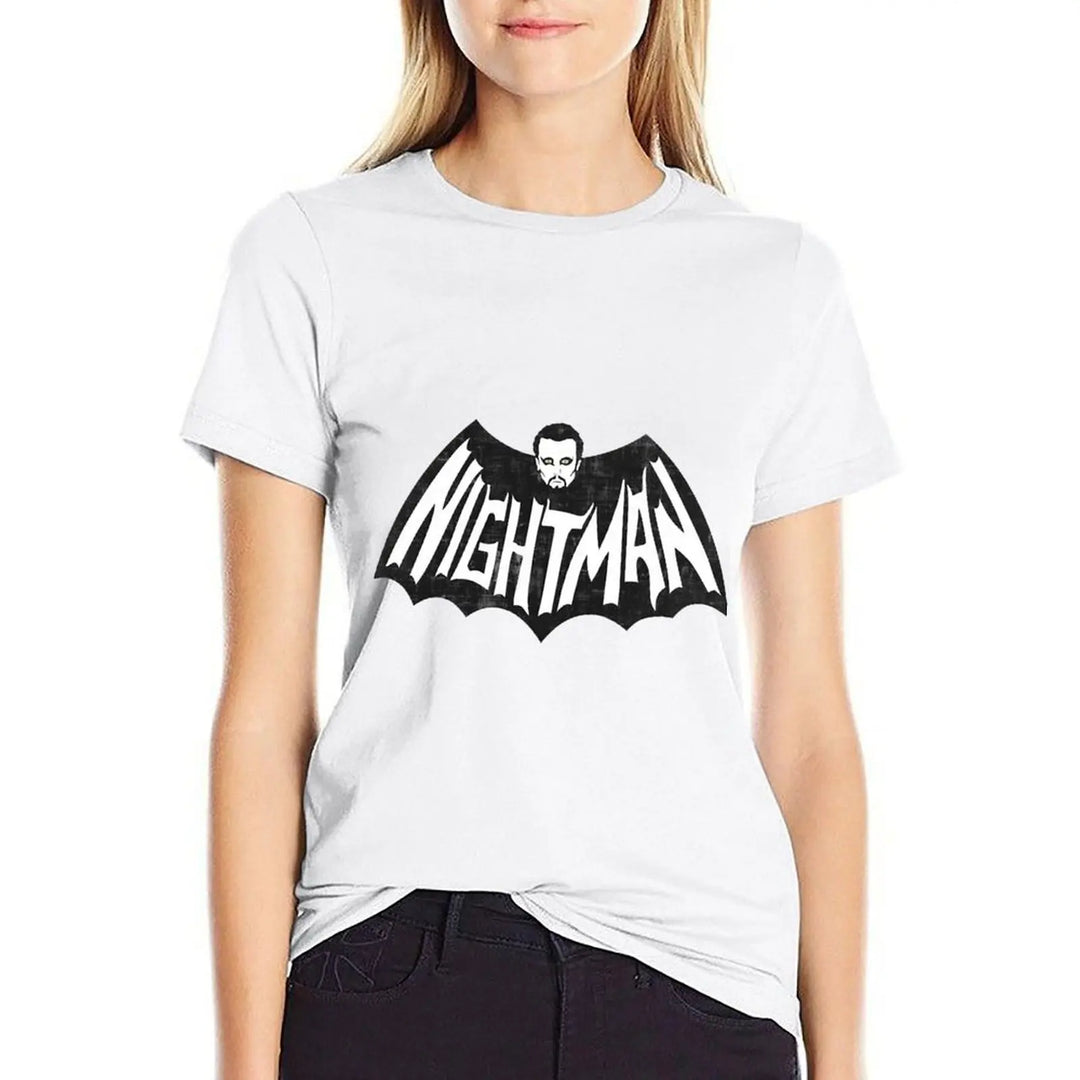 DayMan V NightMan T-Shirt Blouse Aesthetic clothing cropped t shirts for Women