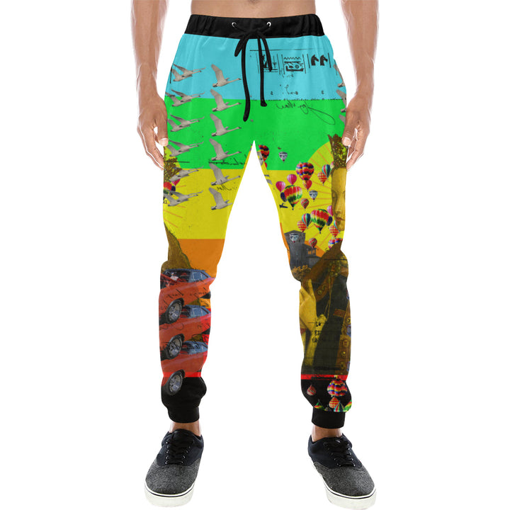 PRAYER Men's All Over Print Sweatpants