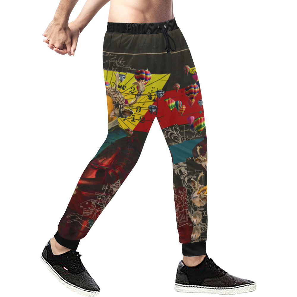 THE HEDGEHOG SOUP UPPER III IV Men's All Over Print Sweatpants