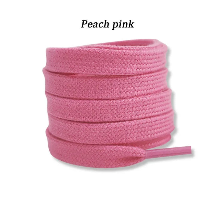 New Flat Cotton Shoelaces for Sneakers AF1 AJ1 Shoelace High-top Canvas Casual Shoe Laces No Elasticity Shoestrings Men Women