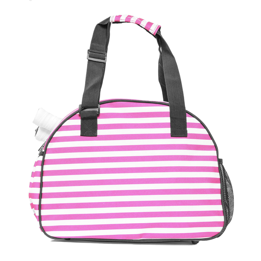 Pink Stripes Pickleball Bag & Sports Tote