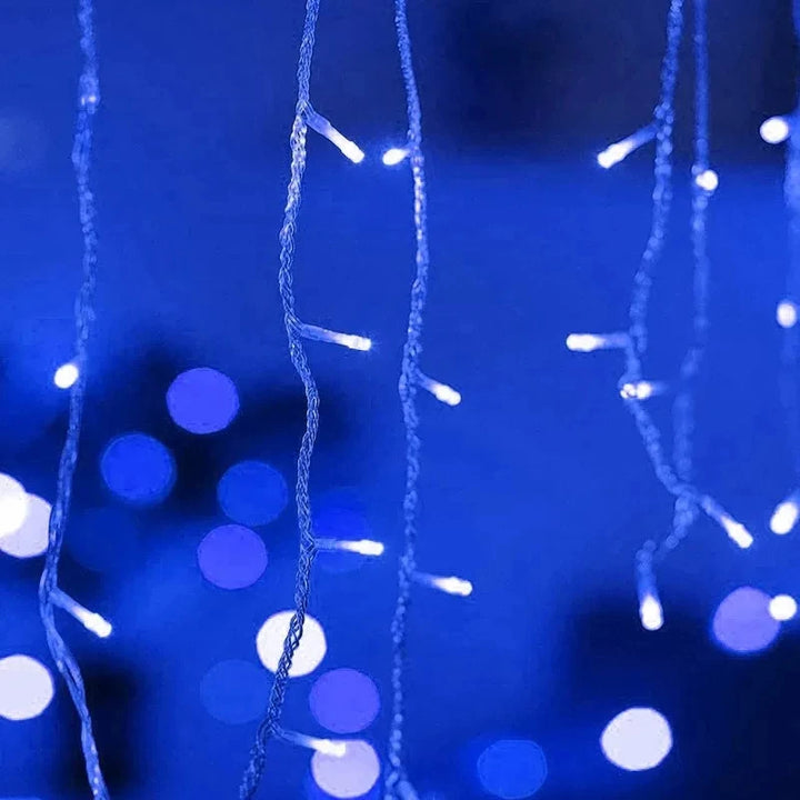 Christmas Decoration Led Lights for Outdoor New Year's Garland Fairy Strip Curtain String Wedding Street Garden Holiday Lighting
