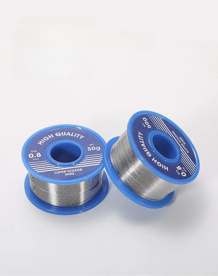 Soldering Tin Wire 0.8 1.0mm Small Coil Electrolytic Soldering Wire 50g Welding With Flux Roll Rosin Core Solder Soldering Wire