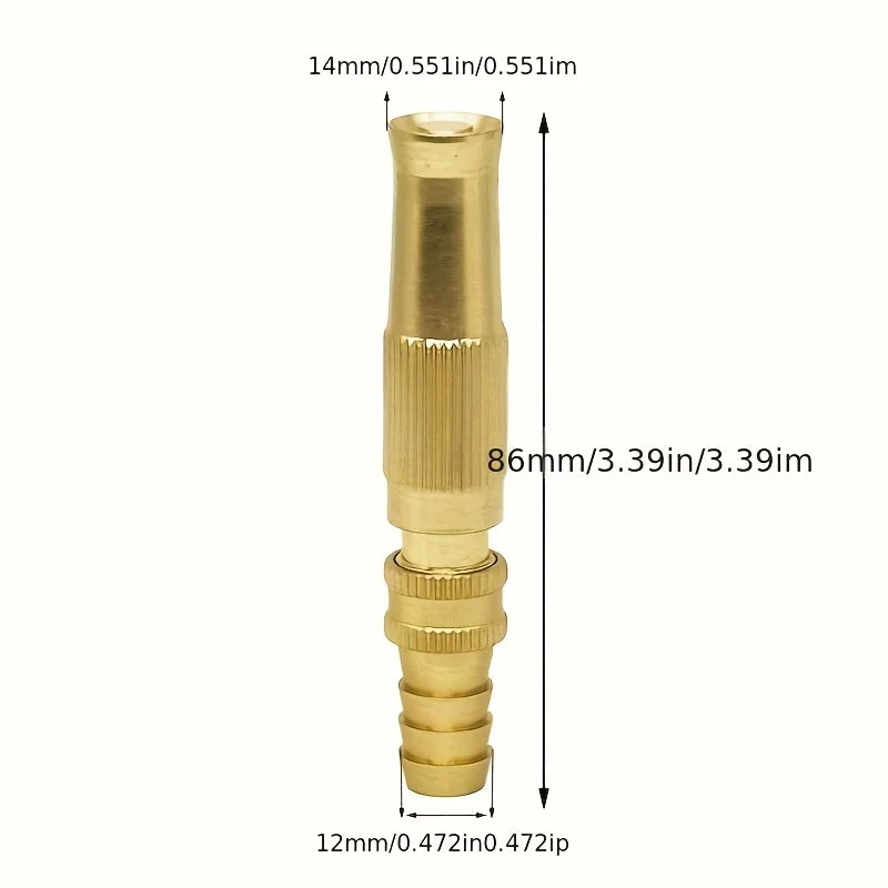 Universal Garden Sprinkler Nozzle Adjustable Valve Connector Multi-Functional Watering System For Car Wash Plants Lawns