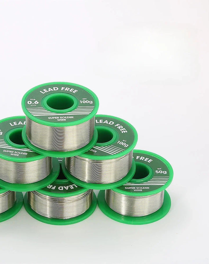 Soldering Tin Wire 0.8 1.0mm Small Coil Electrolytic Soldering Wire 50g Welding With Flux Roll Rosin Core Solder Soldering Wire