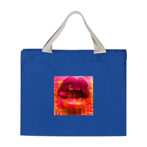Contemporary Lips USA-Made Medium Gusset Tote