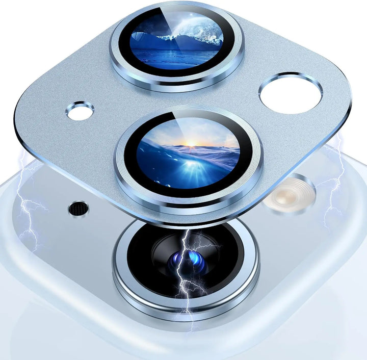 Titanium Black Metal Glass Camera Lens Screen Protector For iPhone 16 Pro Max 16 Plus 16 Protection Cover 15Pro 14Pro Accessory