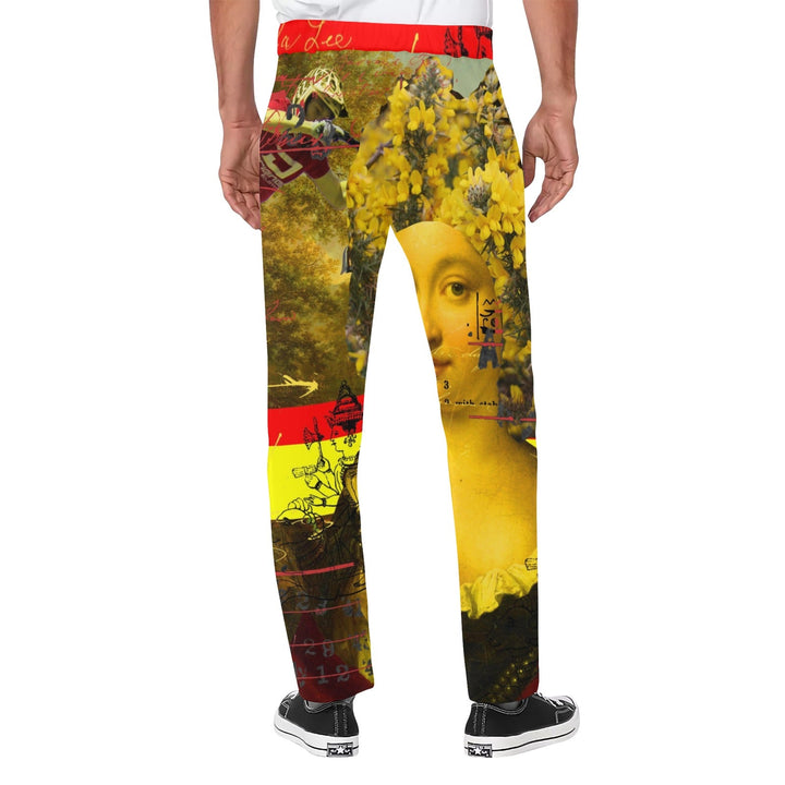 IT'S ALL ABOUT THE YELLOW FLOWER HEADDRESS Men's All Over Print Casual