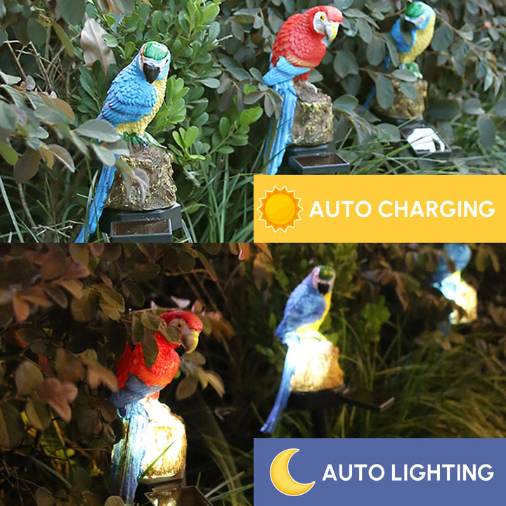 Solar Parrot Garden light LED Outdoor Decor Light Pathway Decoration