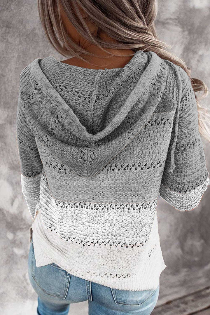 Beach Bonfire Knitted Hoodie