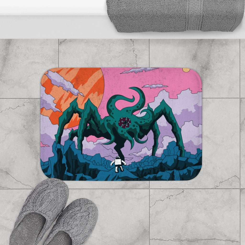 Alien Space Creature Bath Mat Home Accents