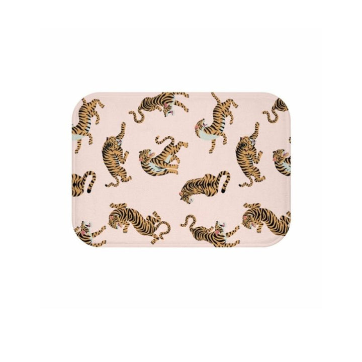 Leopard Print Bath Mat Home Accents