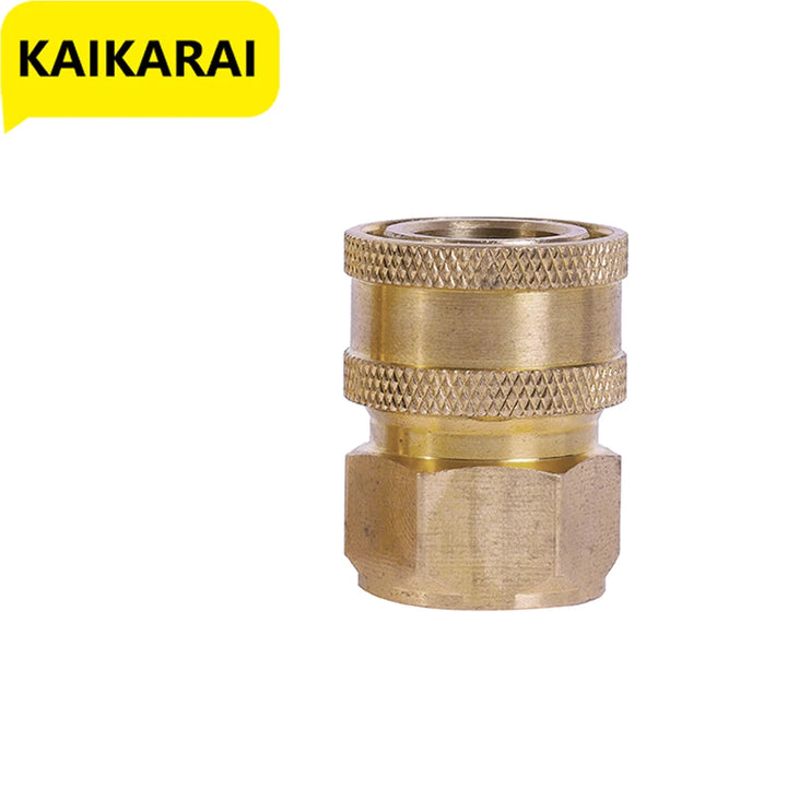 High Pressure Washer M22 3/8 Adapter Quick Connector Quick Release Fitting Power Washer Fast Connection Quick Coupler