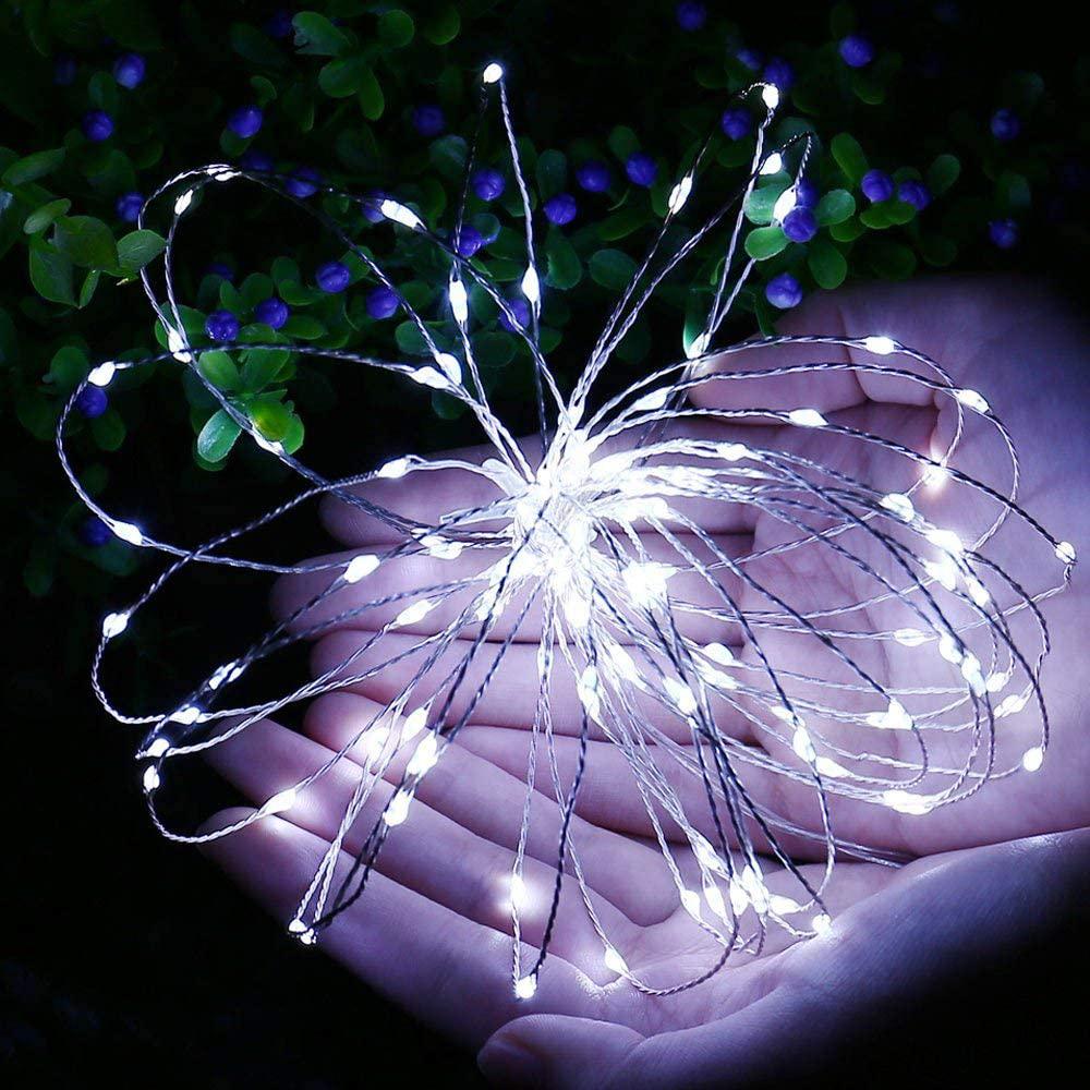 Solar Powered String Lights Indoor Outdoor Waterproof For Gardens Home