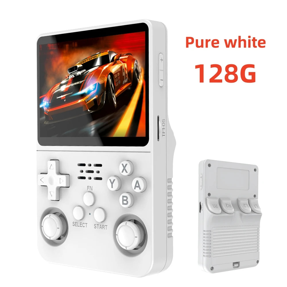 R36S Retro Handheld Video Game Console Linux System 3.5 Inch IPS Screen Portable Player 64GB GamesMultiple colors are available