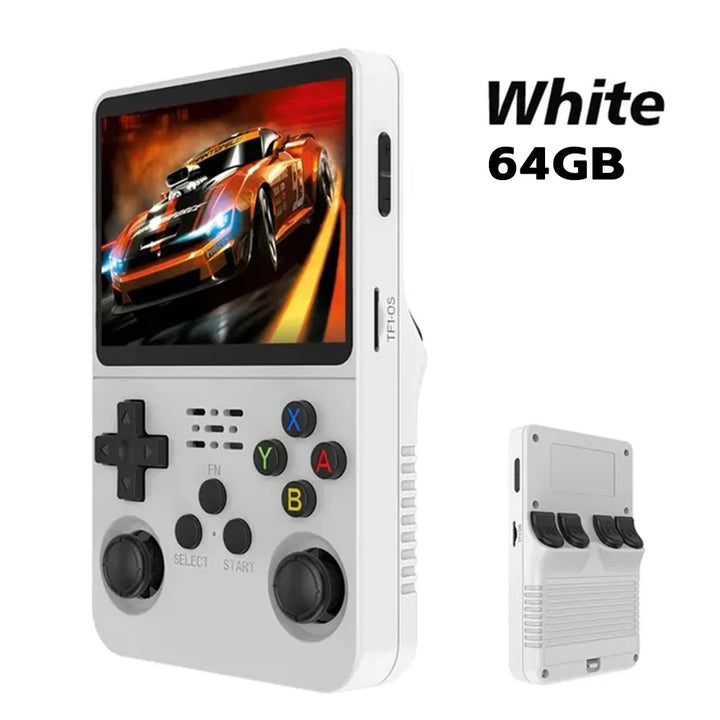 128G R36S Retro Handheld Video Game Console Linux System 3.5 Inch IPS Screen R35s Pro Portable Pocket Video Player 64GB Games