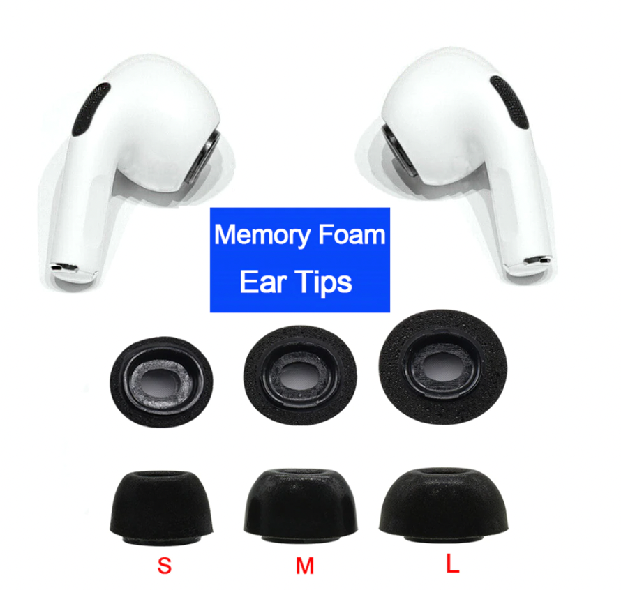 Replacement Ear Tips For Apple Airpods Pro Memory Foam Tips Airpod Pro